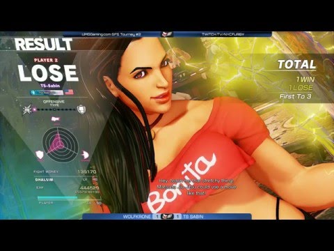 SF5 Grand Finals @ UMGOnline #2 - WOLFKRONE (Laura) vs TS Sabin (Dhalsim) [720p/60fps]