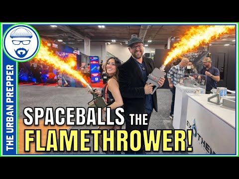 This 25-Foot Flamethrower Runs on Gasoline | ExoThermic Pulsefire