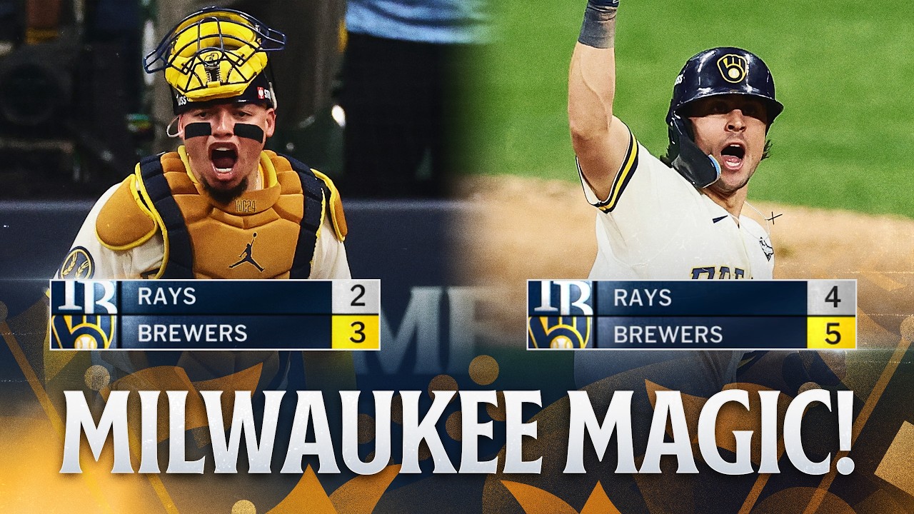The Milwaukee Brewers lead 2-0 in the WORLD SERIES with two INCREDIBLE wins! 😤 | MLB Highlights