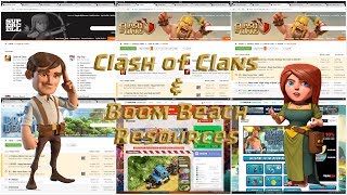 Clash of Clans and Boom Beach Information Resources