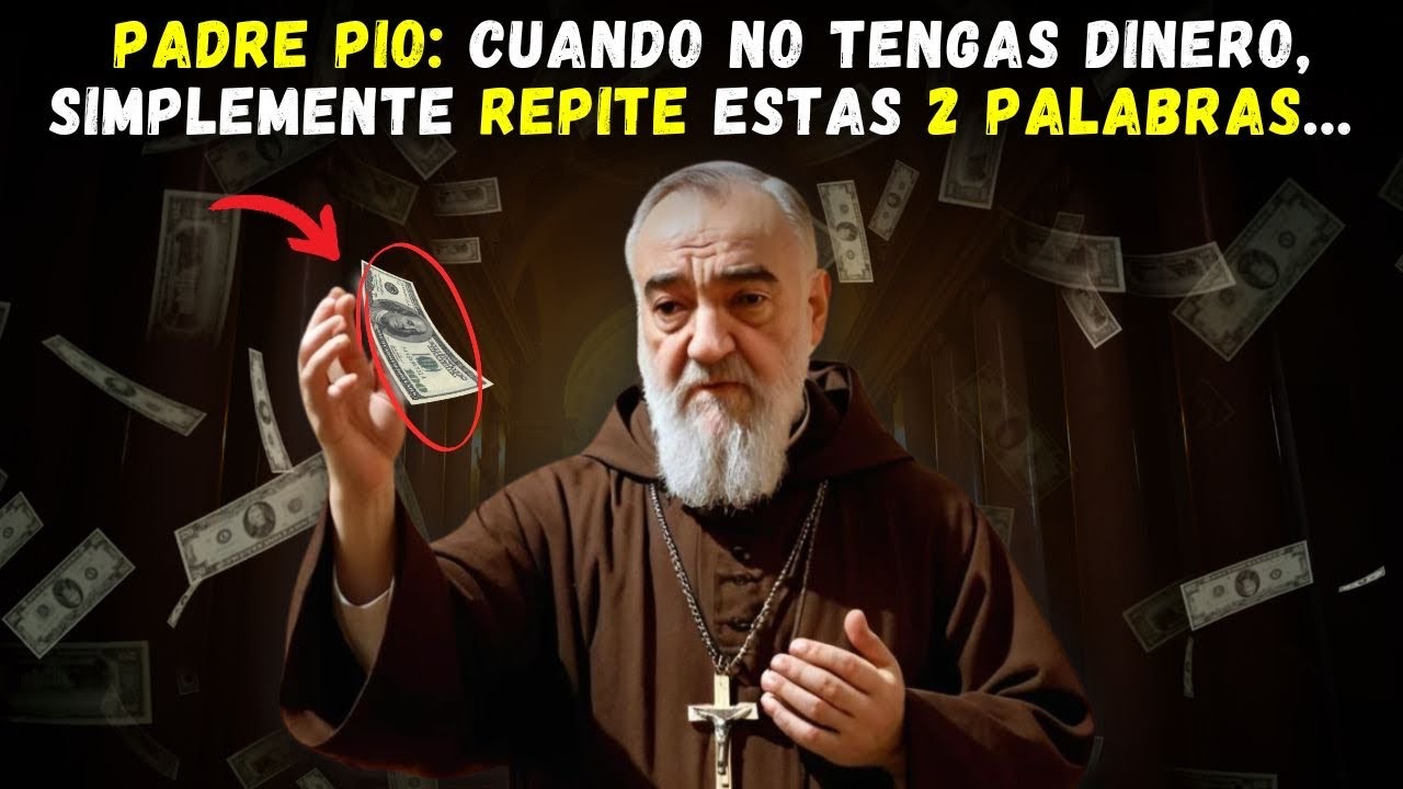 PADRE PIO: CUANDO NO TENGAS DINERO, SIMPLEMENTE REPITE ESTAS 2 PALABRAS...