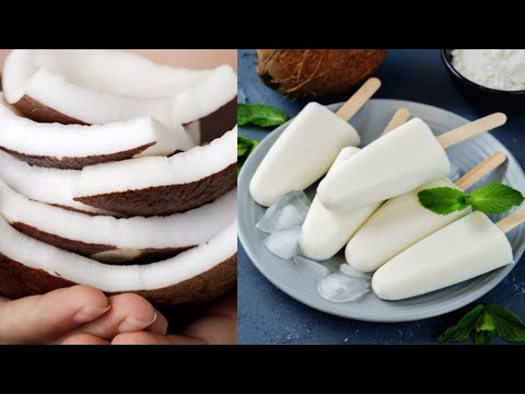அடுப்பு இல்லாமல் தேங்காய் குச்சி ஐஸ் |Coconut Ice|Icecream recipes in tamil