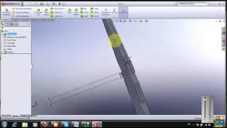 Serpentine flow channel design and geometry using SOLIDWORKS