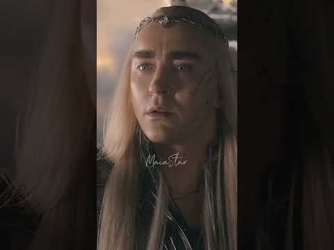Thranduil realized that he's going to lose his son. #leepace  #hobbit #thranduil