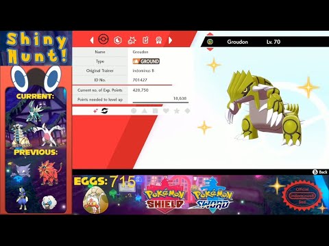Shiny Groudon Reaction! [Pokémon: Sword/Shield]
