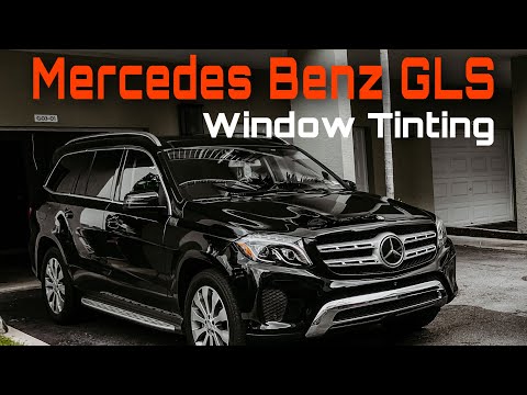 Mercedes Benz GLS450 window tinting.