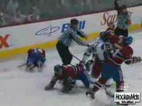 NYR/MTL Gets Ugly after Hollweg goes after S. Kostitsyn