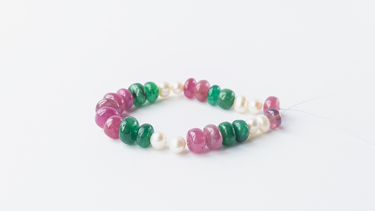 Multi Precious & Freshwater Pearls | Smooth Rondelle | 8-8.7mm Bead Size | 25 Pieces | 78 Carats video
