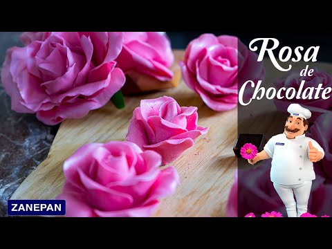 COMO FAZER UMA LINDA ROSA DE CHOCOLATE🌷🌹🍫😍