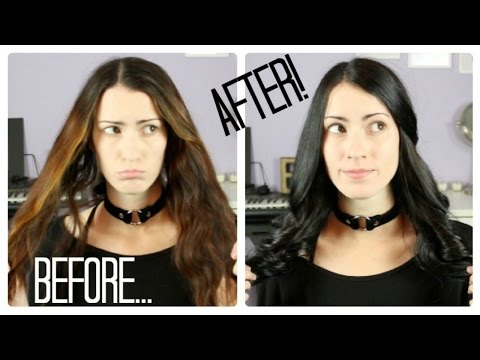 Dying Hair With Ion Color Brilliance 2N Darkest Brown