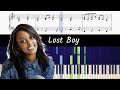 How to play piano part of Lost Boy by Ruth B (sheet music)