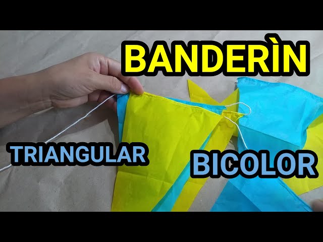Vídeo relacionado con Alaoo Banderines, Guirnalda de Banderines de Tela 2.6 Metros con 10 Banderas, Triangulares Impermeables Incluye Borlas y Cadena, banderines Reutilizables para Bodas Fiestas Guirnalda,el hogar