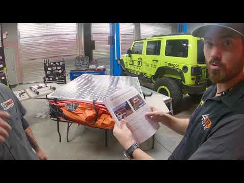 Jeep JK Teraflex Roof Rack & Tepui Tent Installation