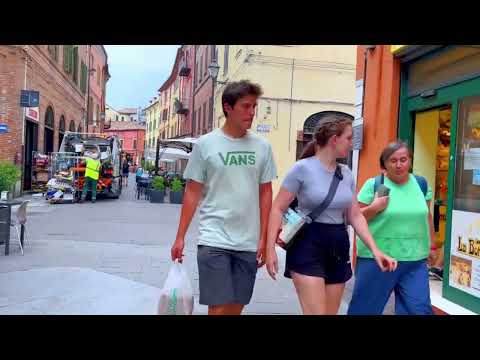 Ferrara, Emilia-Romagna, walk in 4K, 2022, Italy