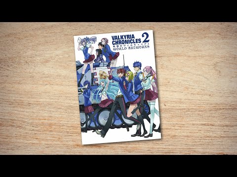 Valkyria Chronicles 2: World Artworks (book flip)