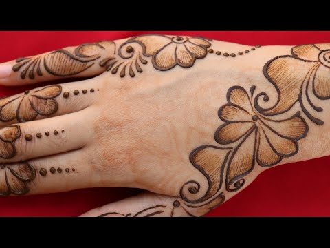 arabic modern mehndi designs -- easy mehndi designs for back side - latest arabic mehendi design