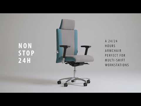 Fauteuil de bureau NON STOP 24h/24h - ergonomique, innovant et durable - charge maximale 150 kg_2