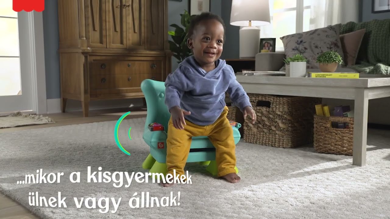 Fisher-Price: Kacagj és Fejlődj Tanuló Kisszék - Mattel videó