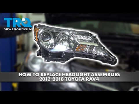 How to Replace Headlight Assemblies 2013-2018 Toyota RAV4