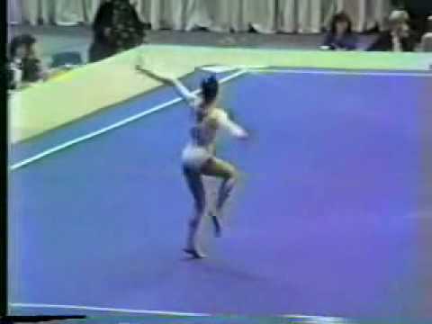 Andrea Ladanyi - 1985 Worlds AA - Floor Exercise