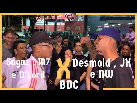 (🔥🔥🔥) Sagaz , M7 e D’Lord X Desmold , JK e NW | Batalha de trio BDC