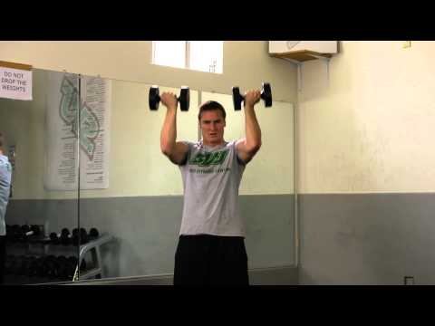 Dumbbell Curl to Press