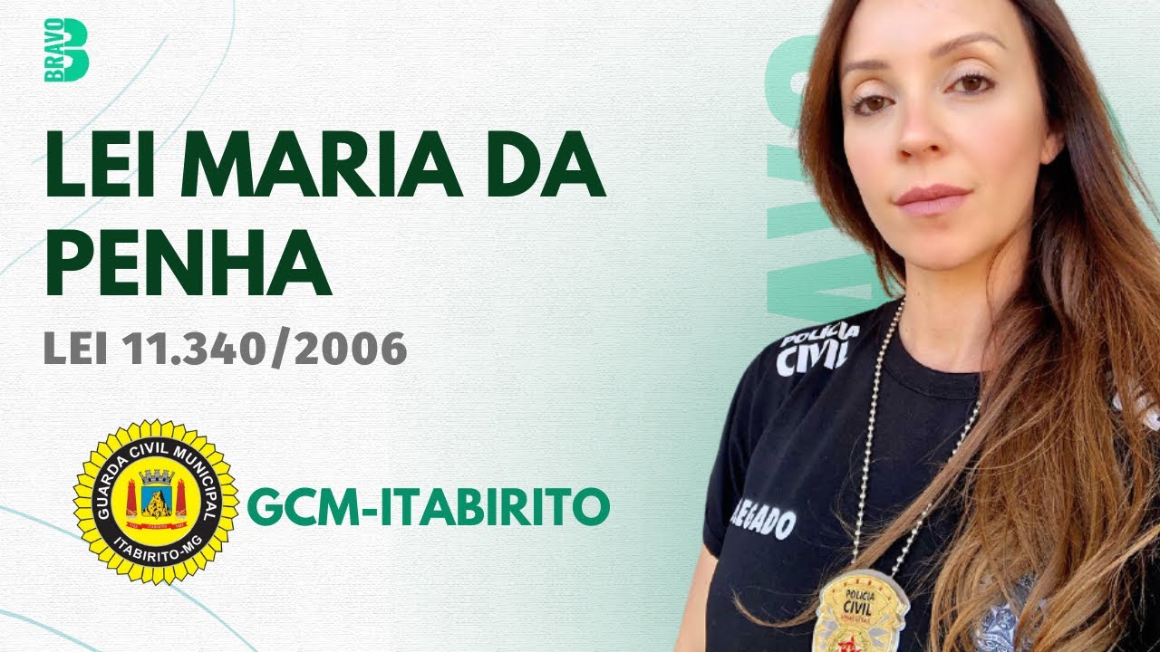 LEI MARIA DA PENHA | DA VIOLÊNCIA DOMÉSTICA E FAMILIAR CONTRA A MULHER | GCM ITABIRITO MG