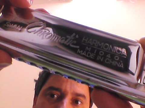 Gaita Swan 40 vozes 10 buraco afinada em Dó (C) ótima qualidade Comércio Alvares