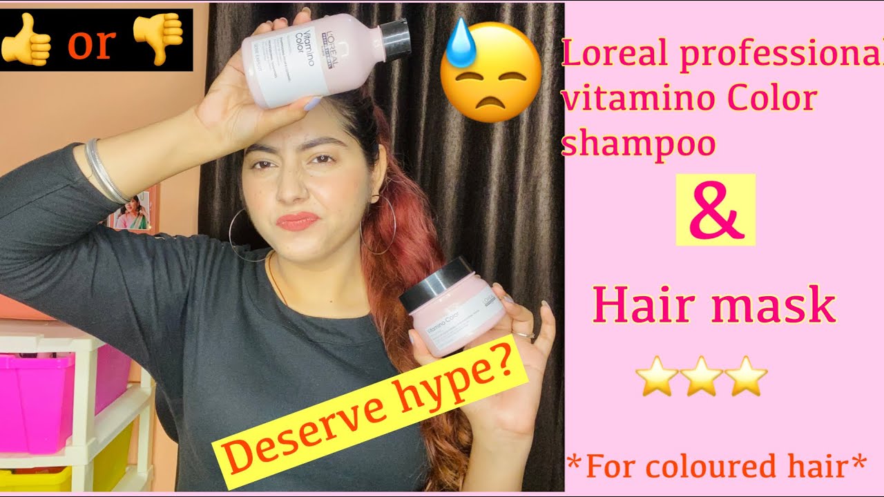 L’Oréal professional vitamino Color shampoo & hair mask (really deserve hype)