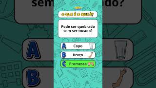 O que é o que é #quiz #charada #quiztime #youtubeshorts