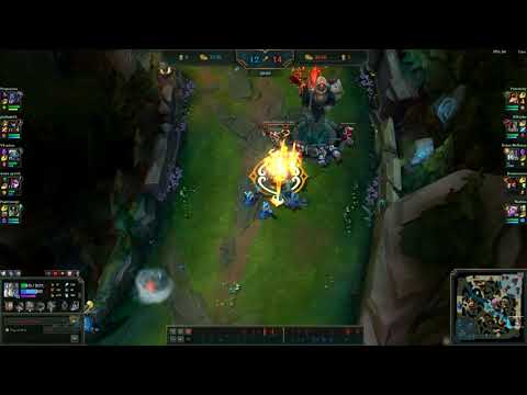 Clean Galio solo kill on enemy Vayne