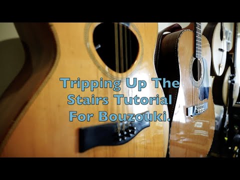 How to back the jig 'Tripping Up The Stairs' on bouzouki with Daoirí Farrell.