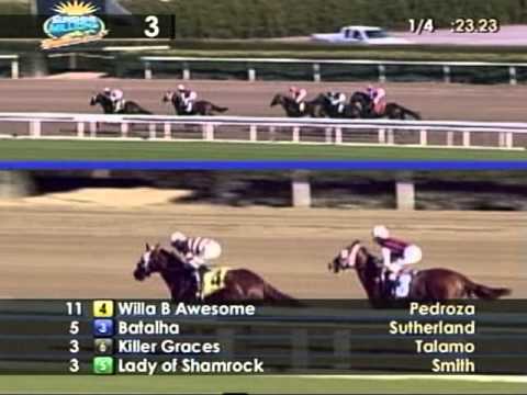 Cal-Bred Willa B Awesome wins  Santa Ysabel Stakes (Gr. III)