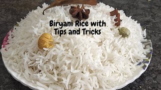 How to cook rice for Biryani with all tips and tricks | Rice for biryani |