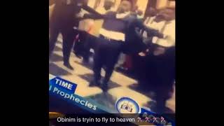 Obinim tries to ‘fly’ to heaven, church members stop him