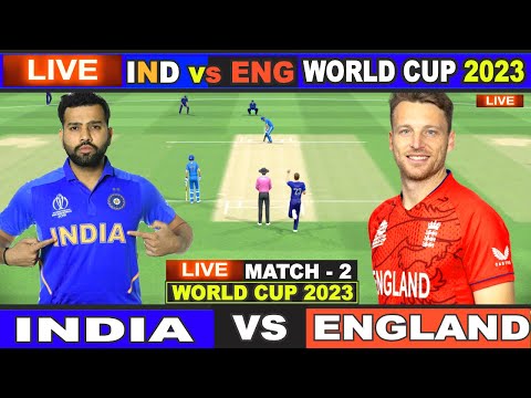 Live: IND Vs ENG - World Cup 2023 | Live Match Centre | India Vs England | 1st innings