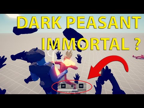 How much life has DARK PEASANT ? - Totally Accurate Battle Simulator TABS