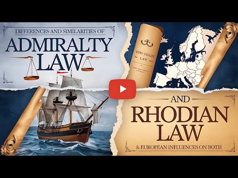 Admiralty and Rhodian Law: What's The Difference?