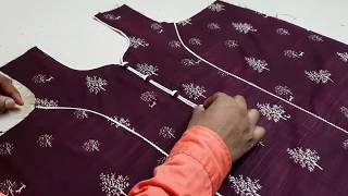 princess cut suit/kurti cutting stiching and design| neck designs फ्रंट कट चौड़ाई साइज के हिसाब से