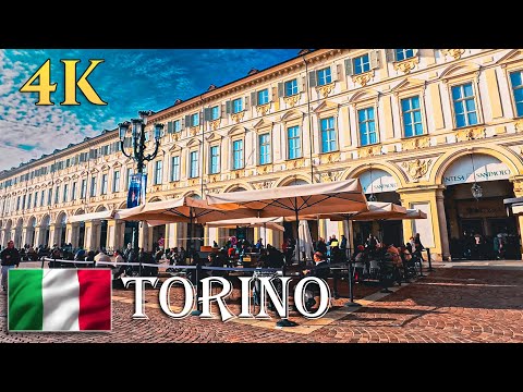 4K Turin Italy 🇮🇹 Walking Tour of the Beautiful City Centre November 2024