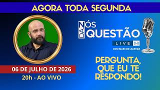 LIVE DE SEGUNDA - PERGUNTA QUE EU TE RESPONDO - 06/07/2026 | Marcos Lacerda, psicólogo