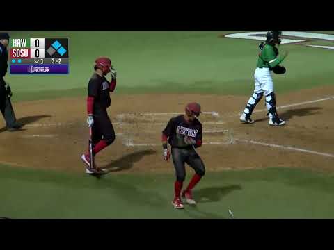 SDSU BASEBALL: AZTECS 7, HAWAI'I 1