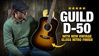 Video thumbnail for Guild D-50 with New Vintage Gloss Finish (Compared to HD-28) by Acoustic Letter