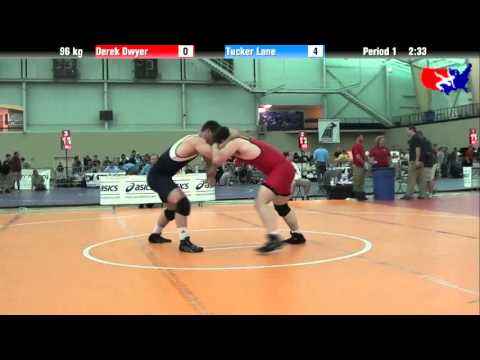 Derek Dwyer vs. Tucker Lane at 2013 ASICS University Nationals - FS