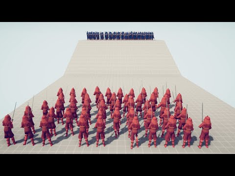 100x ARCHERS vs SAMURAI ARMY - Totally Accurate Battle Simulator