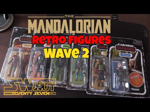 Retro Star Wars Figures - The Mandalorian Wave 2 Review - Starwarsnut77