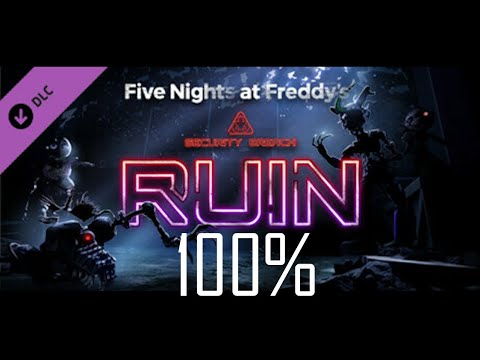 FNAF: Security Breach || Ruin DLC [Full Game, All Collectibles, All Endings, 100%, Secret Cameras]