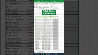 Data Validation in Excel‼️ #excel