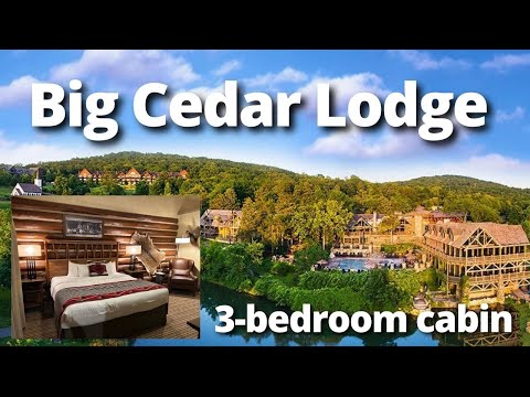 Big Cedar Lodge Resort Tour | 3-Bedroom Cabin | Fun Mountain