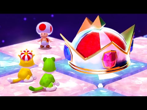 Super Mario 3D World Co-Op Walkthrough - World Crown (2 Player)